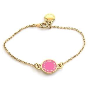 MARC BY MARC JACOBS マークバイマークジェイコブス M0003554-676 KNOKOUT PINK Bracelet クラシックマーク エナメル ロゴ ディスク ブレスレット｜39surprise