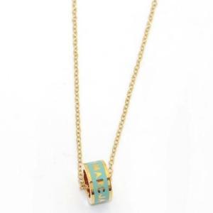 MARC BY MARC JACOBS マークバイマークジェイコブス Classic Marc Delicate Sweetie Pendant ロゴ ペンダント ネックレス M0002761-314 81738 Dusty Jade Green｜39surprise