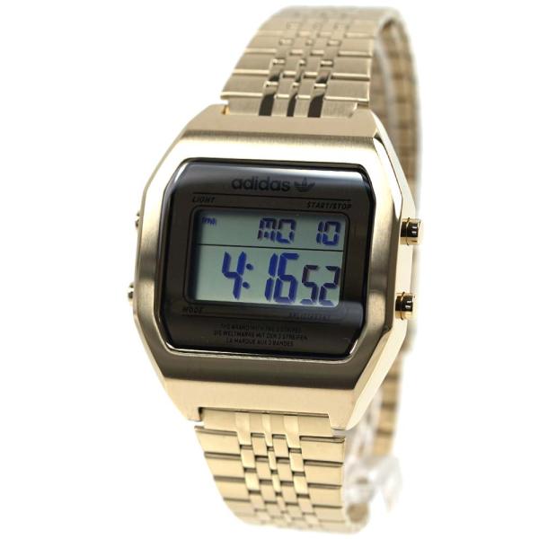 並行輸入品 アディダス 腕時計 デジタル ユニセックス メンズ レディース ゴールド DIGITAL...
