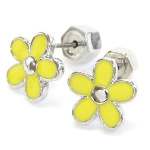 MARC BY MARC JACOBS マークバイマークジェイコブス M0005901-734 DISCO YELLOW Enamel Daisy Studs デイジーモチーフ エナメル ピアス｜39surprise