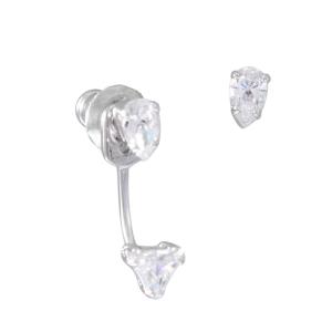 SWAROVSKI スワロフスキー 5274078 ペアシェイプ クリスタル スタッド ピアス / トライアングル クリスタル ジャケット ピアス（片耳付）｜39surprise