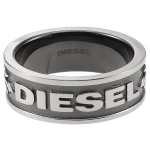 ディーゼル 指輪 リング DIESEL メンズ DX1108060510 ロゴ 日本サイズ 約18号 US9 ブラック/シルバー アクセサリー DX1108060-9｜39surprise