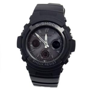 G-SHOCK Gショック CASIO カシオ 電波ソーラー 世界6局電波受信 アナデジウォッチ ブラック メンズ腕時計 男性用 AWG-M100B-1A