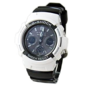 CASIO カシオ G-SHOCK Gショック 海外モデル メンズ腕時計 AWG-M100GW-7A 電波ソーラー ブラック×ホワイト AWGM100GW-7A｜39surprise