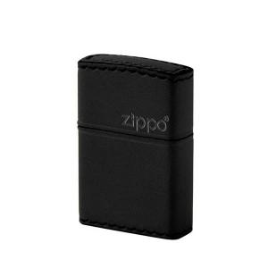 ZIPPO ジッポライター ジッポー ZIPPO B-5 革巻き レザー 横ロゴ 本革 牛革 ブラック｜39surprise