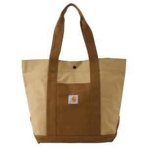 カーハート バッグ CARHARTT メンズ レディース ユニセックス carhartt WIP ワークトートバッグ ブラウン/ライトブラウン WORK TOTE I029495-0LY｜39surprise