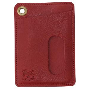 イルビゾンテ パスケース カードケース IL BISONTE ROSSO C0786-P-245