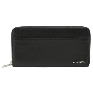 ディーゼル 財布 DIESEL メンズ ユニセックス ラウンドファスナー長財布 ラウンドジップ ブラック/ブルー X06752-P3043-H6158｜39surprise