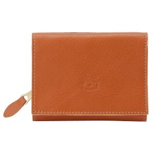IL BISONTE（イルビゾンテ） 二つ折り財布 カウハイドレザー CARAMEL