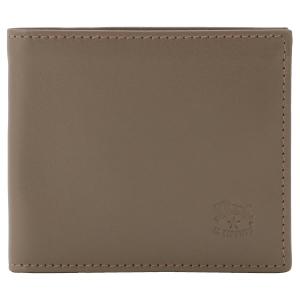 並行輸入品 イルビゾンテ 財布 IL BISONTE メンズ 小銭入れ付 二つ折り財布 グレージュ ウォレット SBW007-PV0005-GY103B