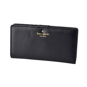 ケイトスペード Kate Spade PWRU4939 001 背面ファスナー小銭入れ＆定期入れ付 二つ折り長財布 COBBLE HILL stacy｜39surprise