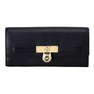 マイケルコース 財布 MICHAEL KORS BLACK ヌーボーハミルトン 二つ折り長財布 NOUVEAU HAMILTON 34H9G0HE3L-001｜39surprise