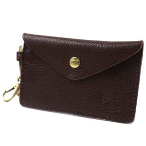 イルビゾンテカードケースダークブラウン