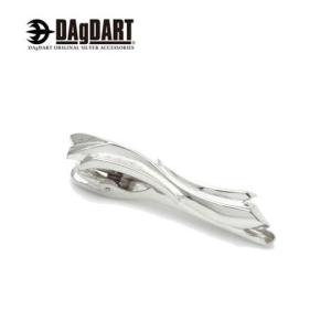 DAgDART ダグダート [Glass] 流れる立体的なデザイン シルバーネクタイピン DK-017｜39surprise
