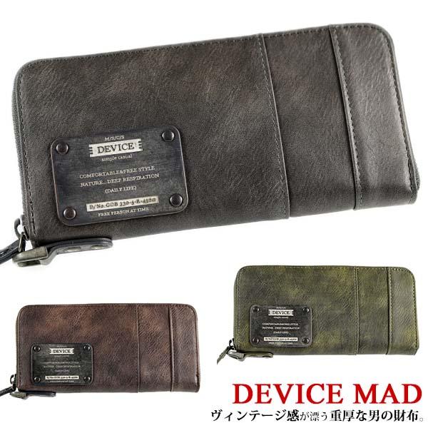 デバイス 長財布 DEVICE MAD マッド ラウンドファスナー 【サイフ/さいふ/トップハウス/...