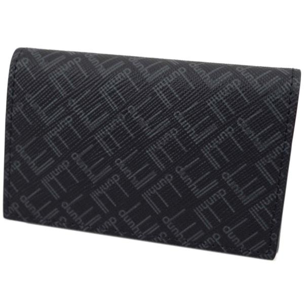 並行輸入品 ダンヒル キーケース メンズ dunhill Signature Black Leath...