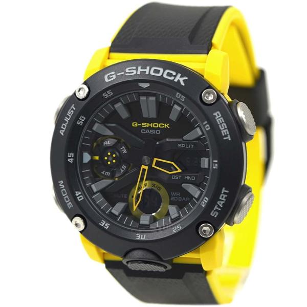 Gショック ジーショック G-SHOCK カシオ CASIO アナデジ ブラック×イエロー GA-2...