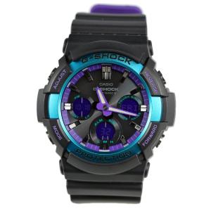 Gショック ソーラー 電波 G-SHOCK CASIO カシオ 腕時計 SPECIAL COLOR ワールドタイム アナデジ GAW-100BL-1A GAW-100BL-1AER｜39surprise