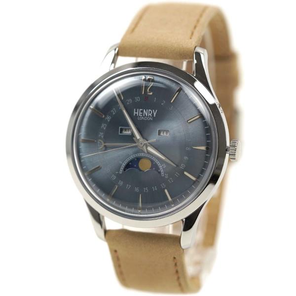 並行輸入品 [訳ありアウトレット] ヘンリーロンドン 腕時計 メンズ レディース ムーンフェイズ 月...