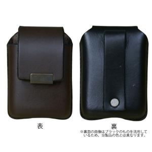 ZIPPO用 カワケース ベルト通し付 ブラウン 【ギフト/プレゼント/喫煙具/シンプル】｜39surprise