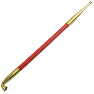 花魁煙管 喫煙具 きせる 長尺 キセル TSUGE 朱色 ツゲ たばこ おしゃれ