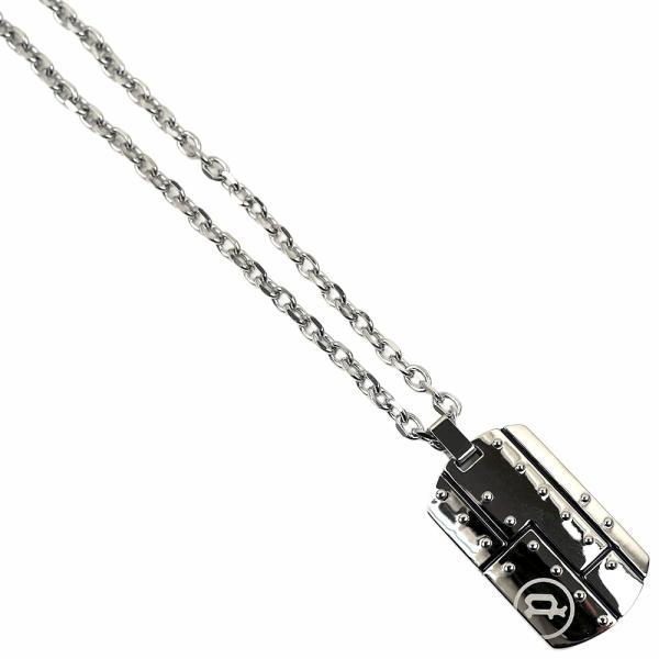 並行輸入品 [訳ありアウトレット/箱] ポリス ネックレス ペンダント ドッグタグ シルバー ステン...