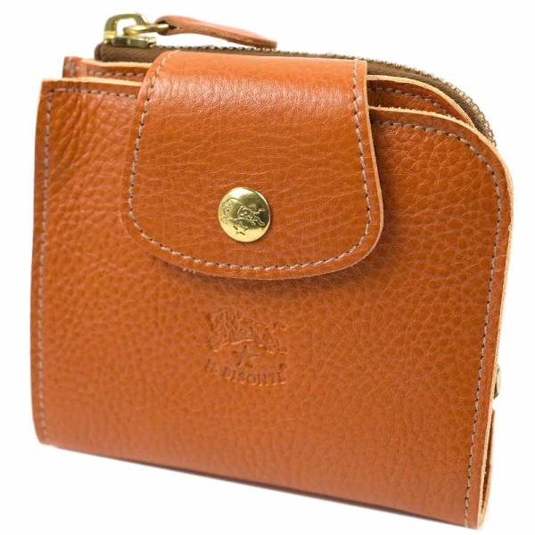 並行輸入品 イルビゾンテ 財布 L字ファスナー レディース メンズ ユニセックス キャメル CARA...