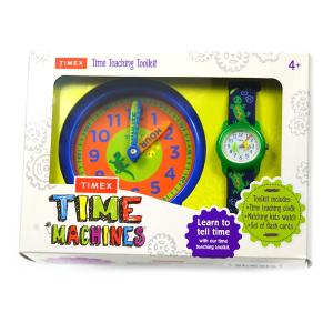 タイメックス 腕時計 キッズ TIMEX スタディーカード スタディクロック 腕時計のセット Time Teaching Toolkit TWG014900｜39surprise