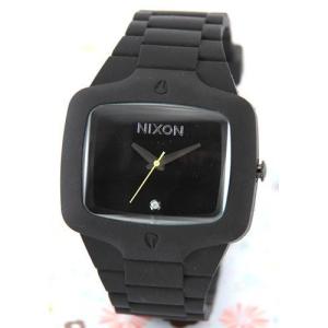 NIXON ニクソン 腕時計 メンズ THE RubberPlayer ラバープレイヤー 1Pダイヤ オールブラック A139000 A139-000 S｜39surprise