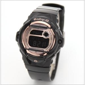 CASIO カシオ Baby-G ベビーG 海外モデル デジタル レディース腕時計 ブラック×ピンクゴールド BG-169G-1｜39surprise