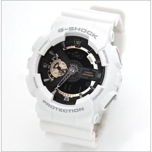 G-SHOCK Gショック CASIO カシオ メンズ腕時計 アナデジ ホワイト×ブラック×ローズゴールド GA-110RG-7A S｜39surprise