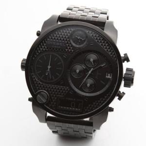 ディーゼル 腕時計 メンズ DIESEL 3タイム・クロノグラフウオッチ・オールブラック DZ7214｜39surprise