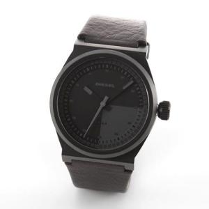 ディーゼル 腕時計 メンズ DIESEL 腕元に映えるオールブラック系 ダークなツートーンカラーのレザー DZ1560｜39surprise
