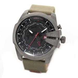 ディーゼル 腕時計 メンズ DIESEL ライトサイドのプロテクター、コクピット・フェイクなメカニカルフェイス、GMT搭載の DZ4306｜39surprise