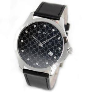 グッチ GUCCI 腕時計 メンズ G-タイムレス コレクション（スリム） １２Pダイヤ＆ディアマンテ・パターン YA126305｜39surprise