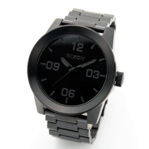 NIXON ニクソン 腕時計 メンズ THE Corporal コーポラル オールブラック・ブレスウオッチ A346-001 A346001 S｜39surprise