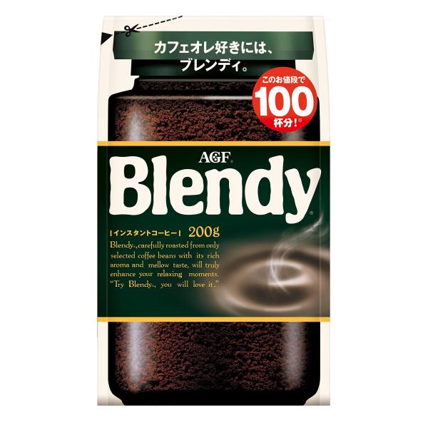 AGF ブレンディ 袋【 インスタントコーヒー 】【 水に溶けるコーヒー 】【 カフェオレ 好きに ...