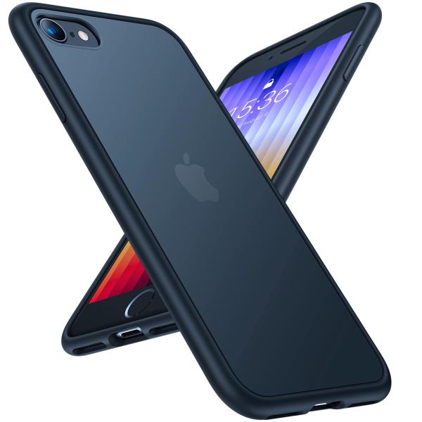 【米軍規格！高耐久性】TORRAS iPhone se se2 se3 8 7 ケース 半透明 耐衝...