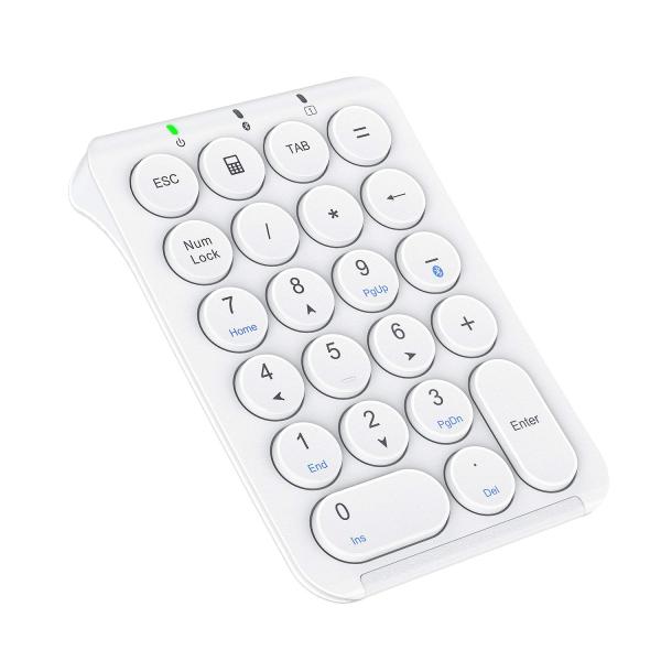 iClever テンキー Bluetooth 数字 キーボード パンタグラフ式 Type-C充電 超...