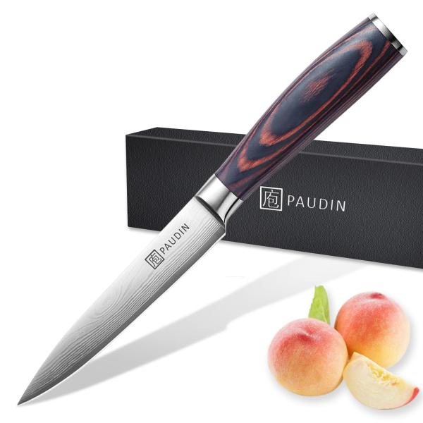 ペティナイフ - PAUDIN (パウディン) 果物ナイフ 127mm ステンレス 両刃 野菜・フル...