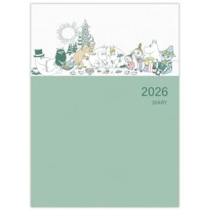 ホールマーク ムーミン 手帳 2026年 A5 マンスリー ファミリー手帳 845872 (2025年 12月始まり)