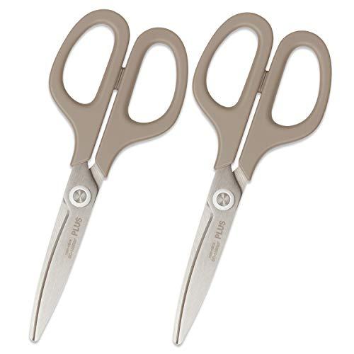 プラス はさみ フィットカットカーブ スマート アッシュブラウン SC-155RSF 35-232×...