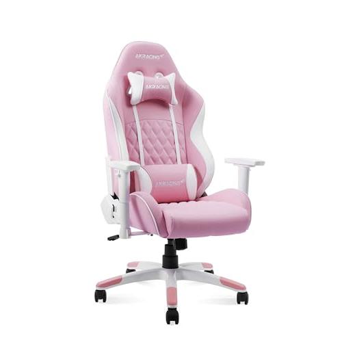 AKRacing ティーン向け ゲーミングチェア デスクチェア 学習椅子 Sakura Pink サ...
