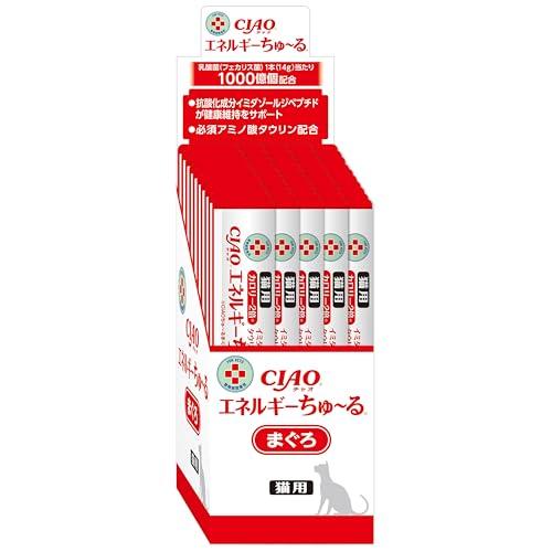 チャオ (CIAO) 猫用おやつ エネルギーちゅ〜る 乳酸菌1000億個 まぐろ味 14グラム (x...