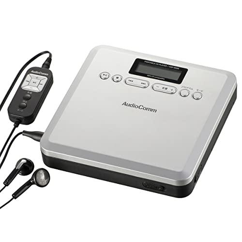 オーム電機 AudioComm ポータブルCDプレーヤー MP3対応 CDP-400N 03-724...