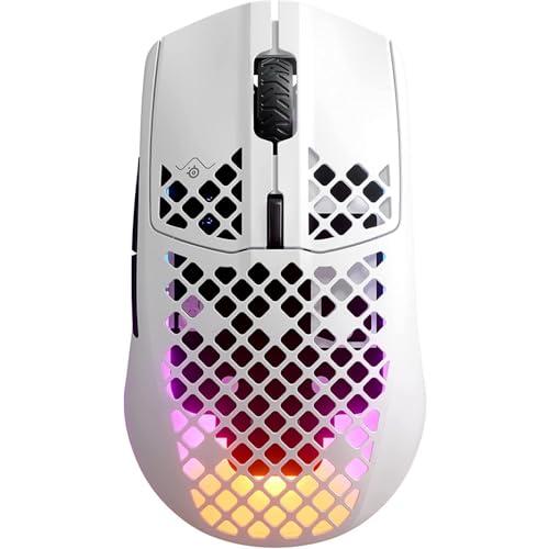 SteelSeries ゲーミングマウス 無線 Aerox 3 Snow Wireless 超軽量 ...