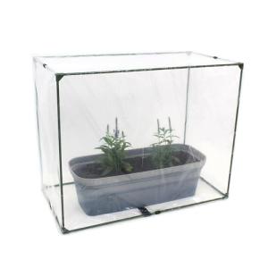 DAIM すっぽり 保温 カバー 大 幅75cm×奥行40cm×高さ60cm プランター 家庭菜園 保温 多肉植物 苗 野菜 植物 風よけ 霜除の商品画像