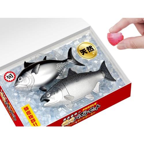 鮮度 解体パズルセット 本マグロ＆キングサーモン