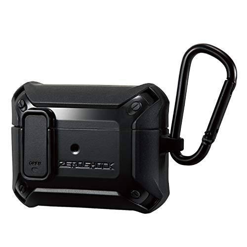 エレコム(ELECOM) AirPods Pro対応 ZEROSHOCKLOCKケース ブラック A...