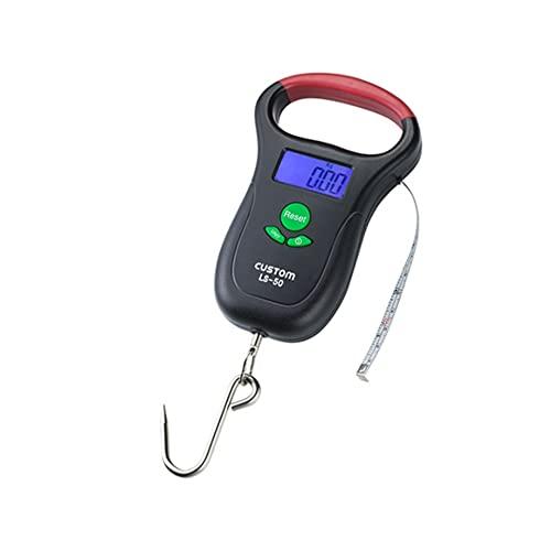 カスタム (CUSTOM) 防滴吊りはかり 50kg 80cmメジャー内蔵 液晶バックライト機能 温...